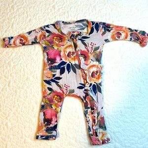 Original Posh Peanut Dusk Rose Romper
